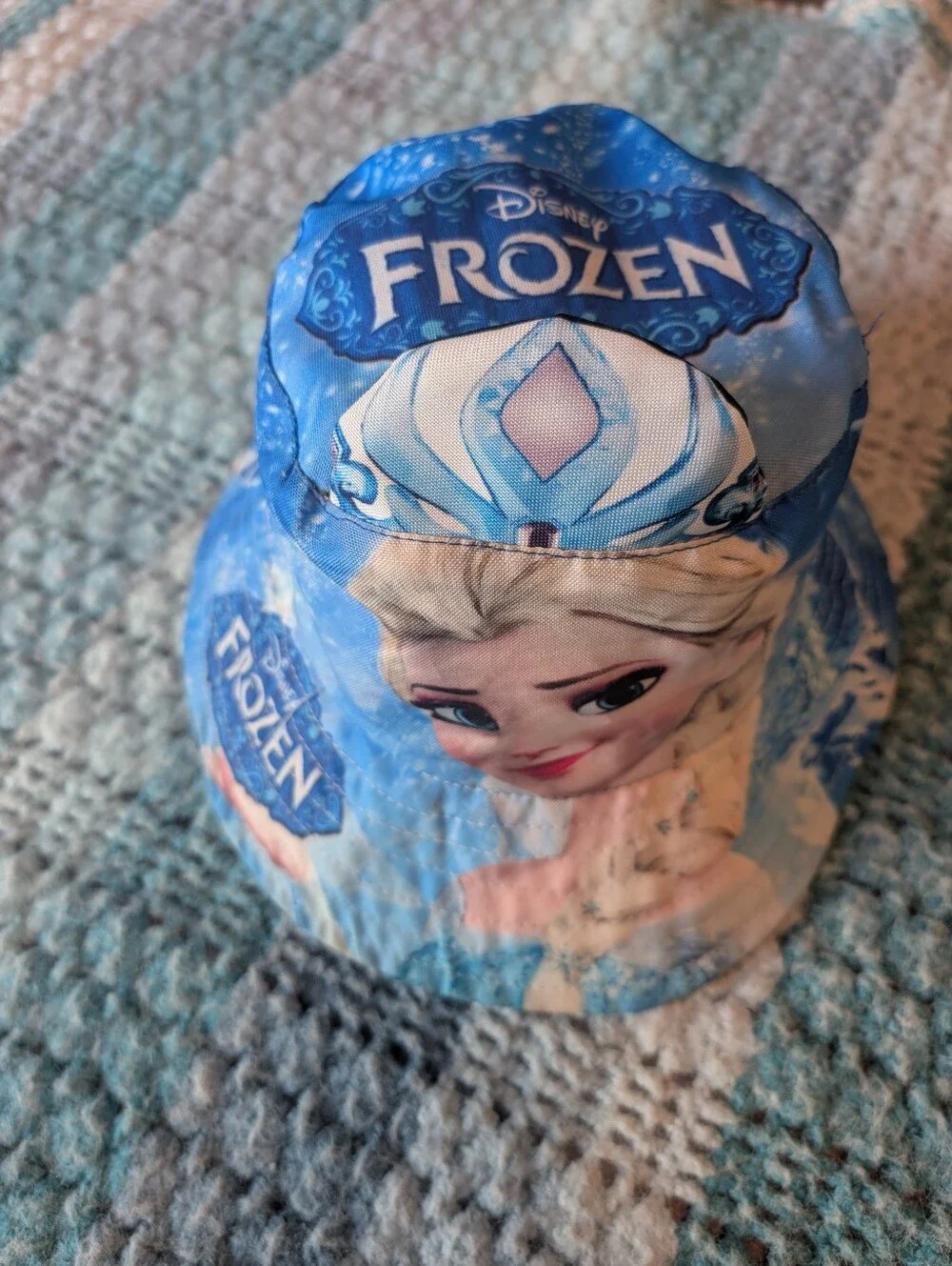 Disney Frozen Elsa Blue‎ Kids Bucket Hat